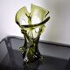 Vase seguso vert en verre de murano, italie, 1960
