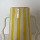Handmade abstract wavy ceramic vase
