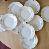 10 Assiettes à dessert Badonviller