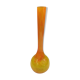 Vase soliflore orange et jaune vintage, signé