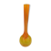 Vase soliflore orange et jaune vintage, signé