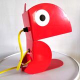 Design toucan lamp carmine blue