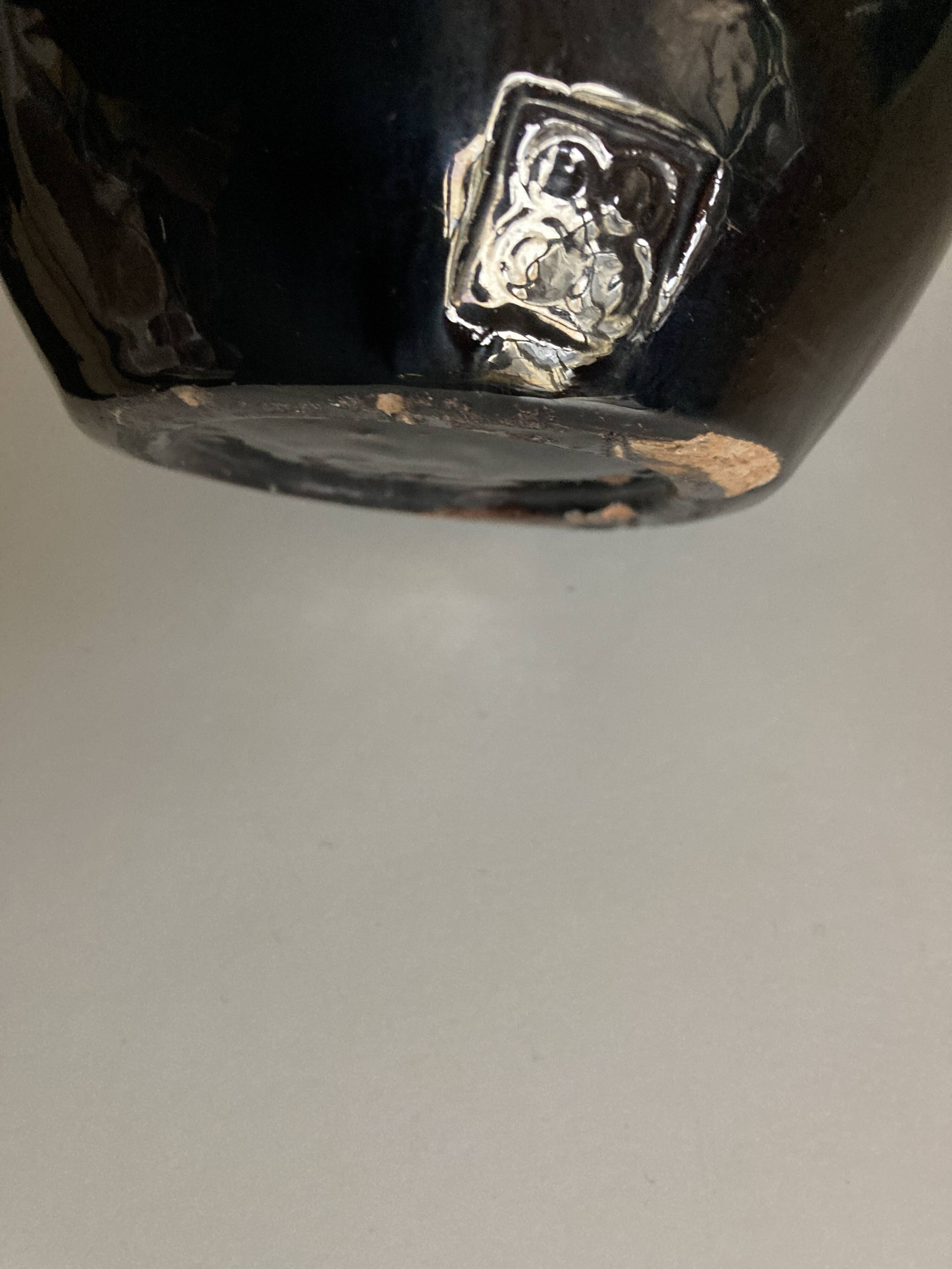 Flower vase in glazed earthenware from Biot 1950