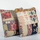 Set of 2 vintage kilim cushion covers 51x51 cm