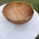 Panier rond en bambou asiatique
