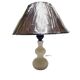 Art Deco alabaster bedside lamp, Belgium, 1950s