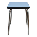 Formica blue & chrome stool 1960