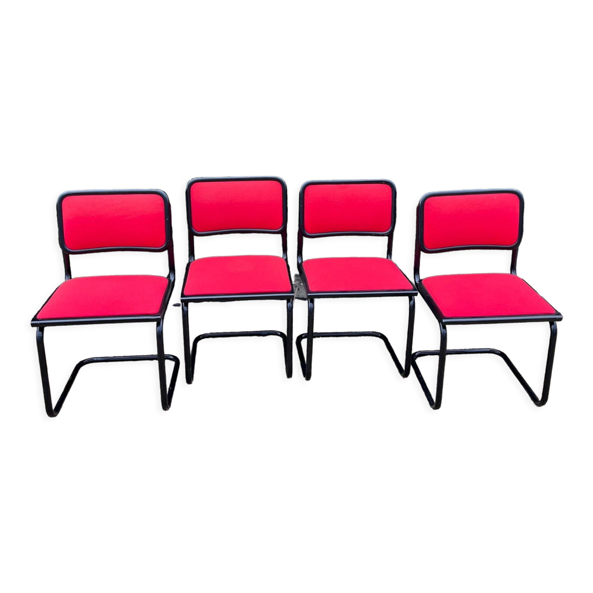 4 B34 chairs by Marcel Breuer