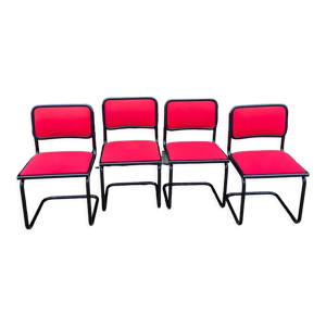 4 chaises B34 de Marcel Breuer