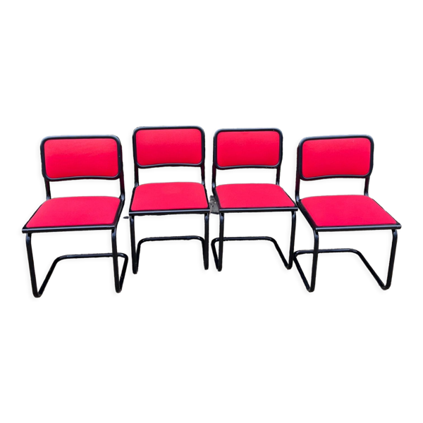 4 chaises B34 de Marcel Breuer
