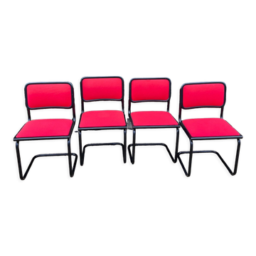 4 B34 chairs by Marcel Breuer