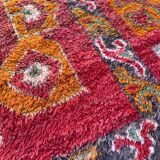 Moroccan Arabia rug red - 186 x 434 cm