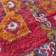 Moroccan Arabia rug red - 186 x 434 cm