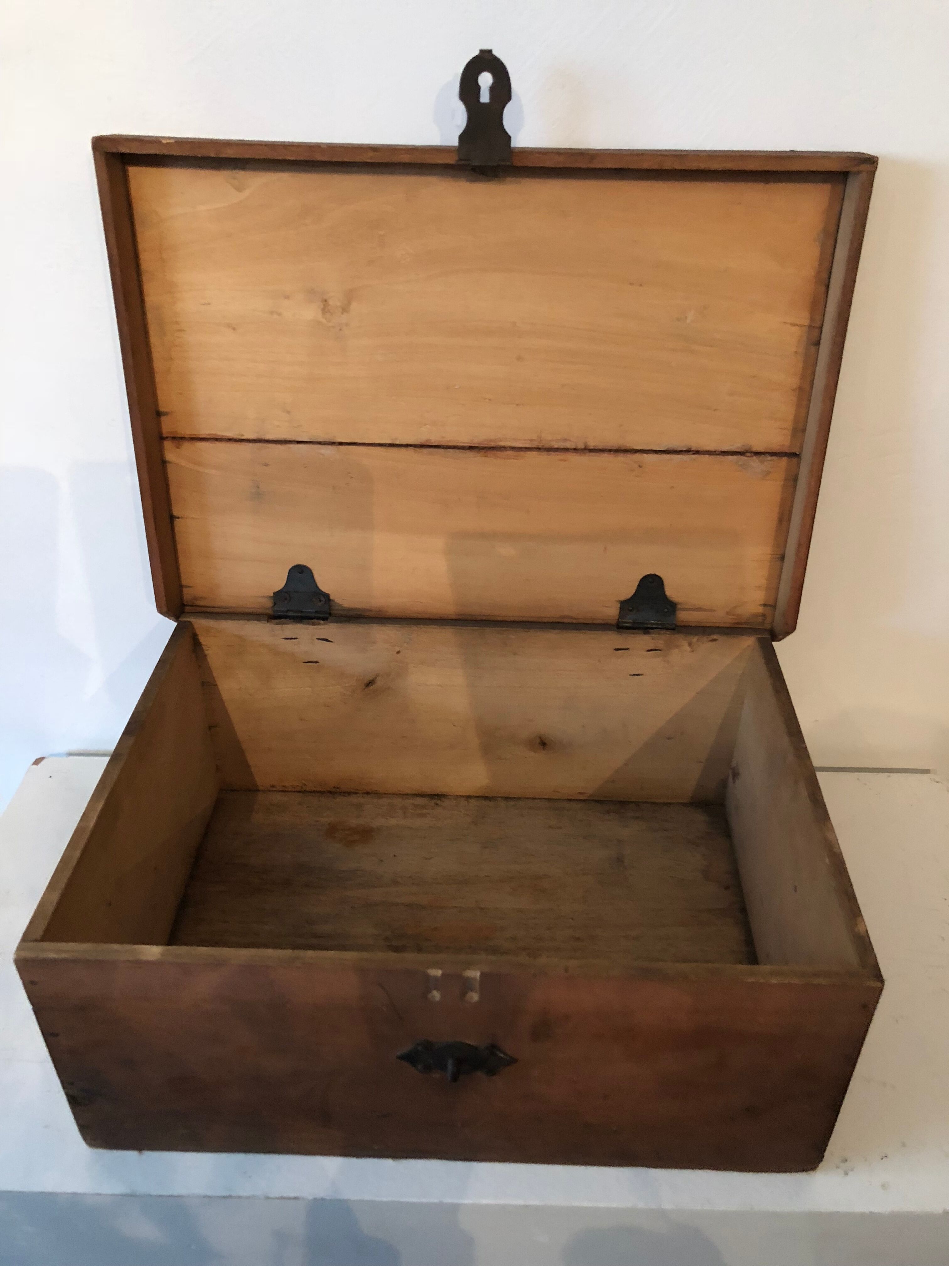 Old wooden box