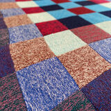 Wool patchwork blanket
