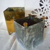 Small Valmazan Brass Planter