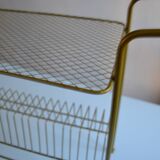 Vintage end table / coffee table & magazine rack