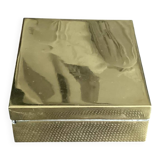 Boite à cigare en laiton vintage