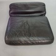 Durlet 'Jeep' Modular Sofa in Anthracite Grey Leather, Belgium 1970s