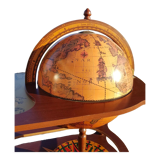 Coffee table bar world map