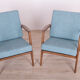 2 fauteuils 300-139 par swarzędzka factory, années 1960