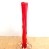 Red Soliflore Murano style, circa 1970