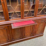 English display cabinet with 4 doors in mahogany, 1960.