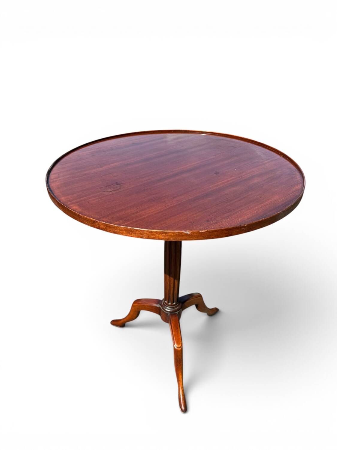 Mahogany gueridon stamped Malfert – erotic furniture – curiosity