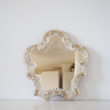 Venetian mirror in Murano glass 1950