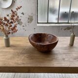 XL thuja root wooden dish