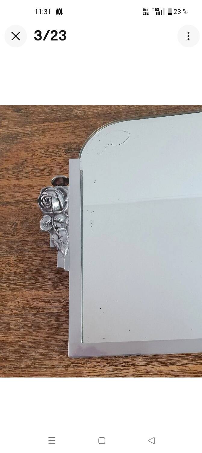 Art Deco wall mirror