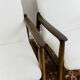 Pair of white boucle gfm 64 high back armchairs by edmund homa, 1960s