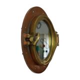 Authentic copper porthole mirror nautical shipping 32cm
