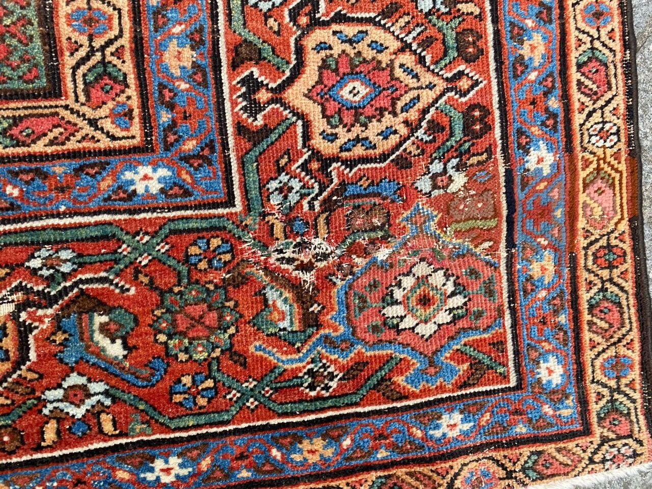 Old Persian carpet Ferahan 336x412 cm