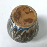 Pottery vase Fauquet glazed earth Savoie savoyard
