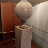 Lampe en travertin 1970