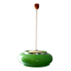 Suspension vintage space age soucoupe vert année 1970