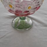 Set of 9 fruit cups, ice creams, desserts, standing