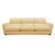 Leather sofa, Italian design, 1960s, production: Italy