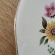 Set of 8 vintage Gien earthenware plates from the 70s with a floral pattern.