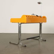 Orix desk by Vittorio Parigi & Nani Prina - Yellow version, Molteni&Co. production, 1970s