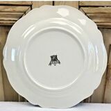 6 dessert plates dessert Gien the children at the press Dionysos 1938/1960