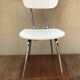 Former formica white kitchen chair