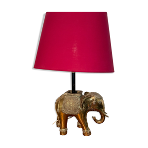 Lampe en laiton doré - elephant