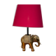 Golden brass elephant lamp