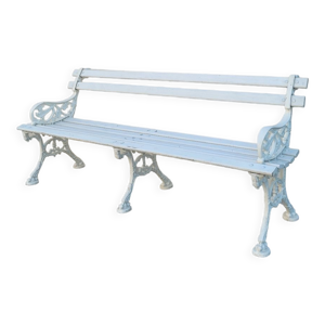 banc de jardin signé