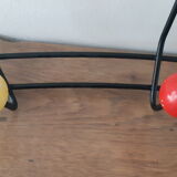 Coat rack, wooden ball hooks