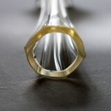 Art Deco glass soliflore vase