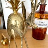 Vintage brass Antelope