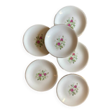 Set of 6 vintage soup plates - Pompadour model by Gien